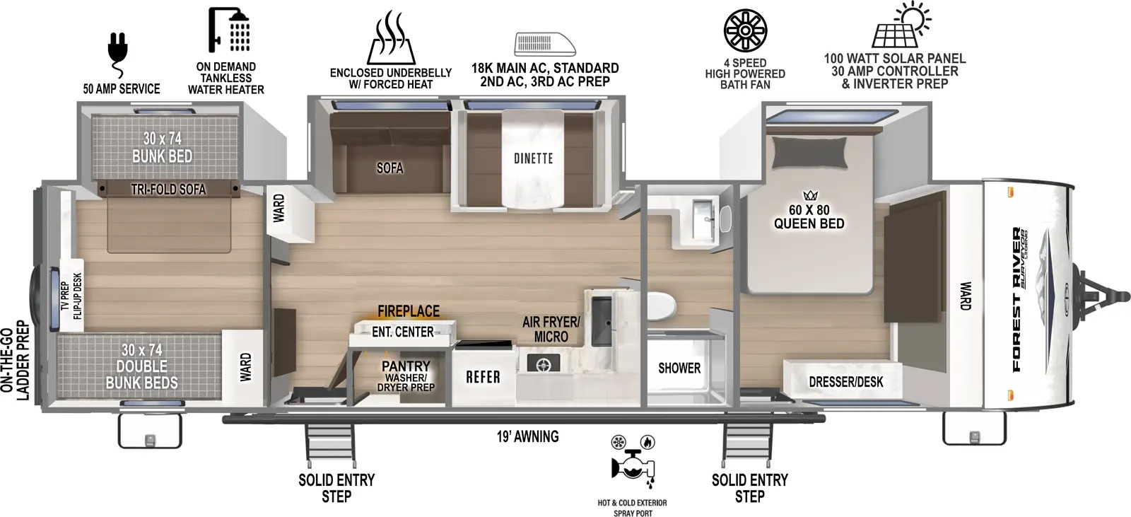 2026 Forest River Surveyor Camp Series 34CAMP in calera AL