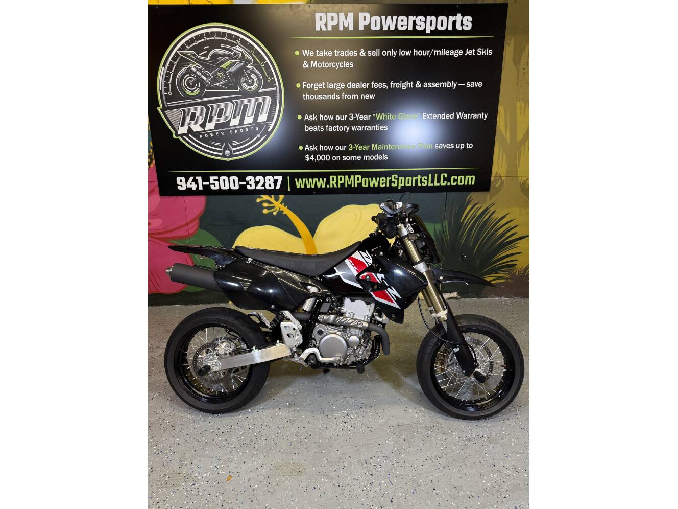 A photo of this 2021 Suzuki DR-Z 400SM