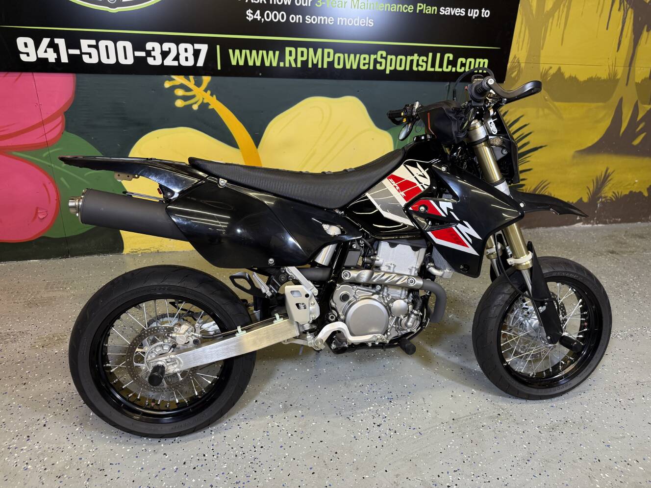 A photo of this 2021 Suzuki DR-Z 400SM