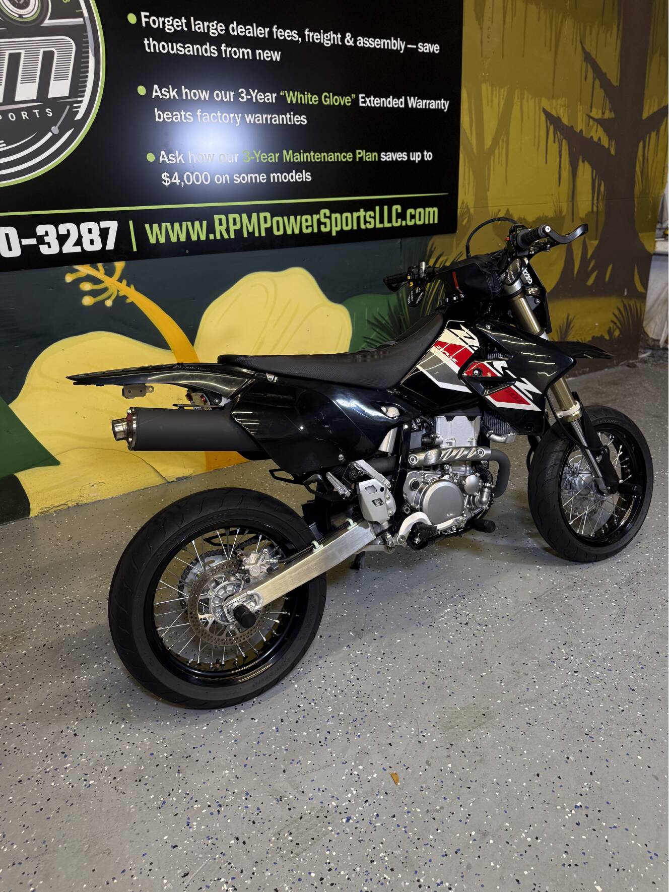 A photo of this 2021 Suzuki DR-Z 400SM