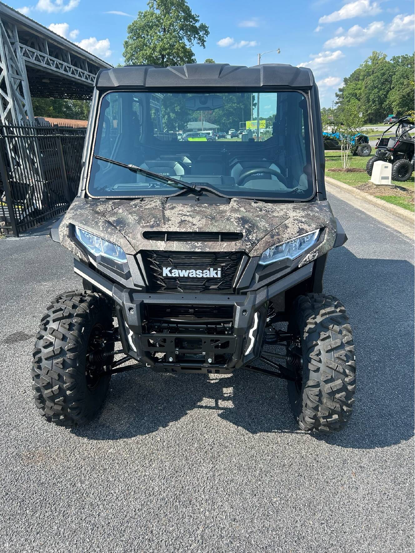 A photo of this 2026 Kawasaki RIDGE® CREW HVAC Camo