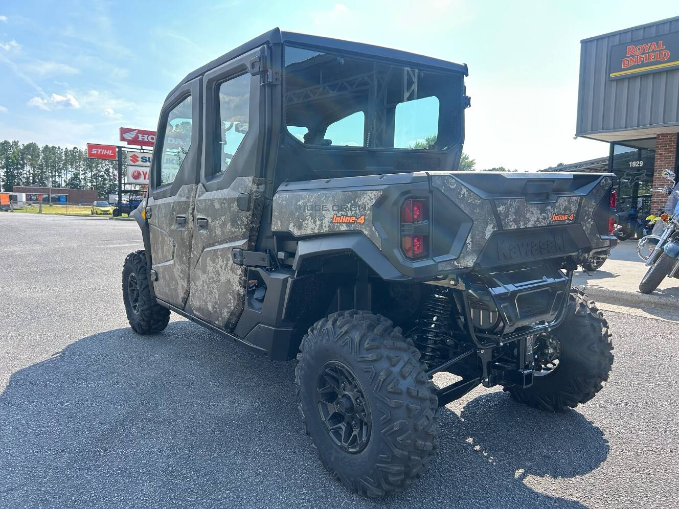 A photo of this 2026 Kawasaki RIDGE® CREW HVAC Camo