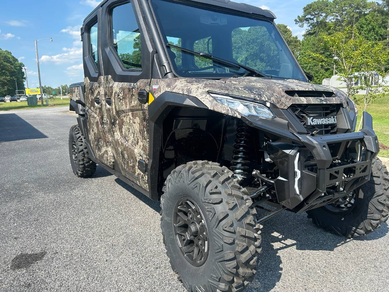 A photo of this 2026 Kawasaki RIDGE® CREW HVAC Camo