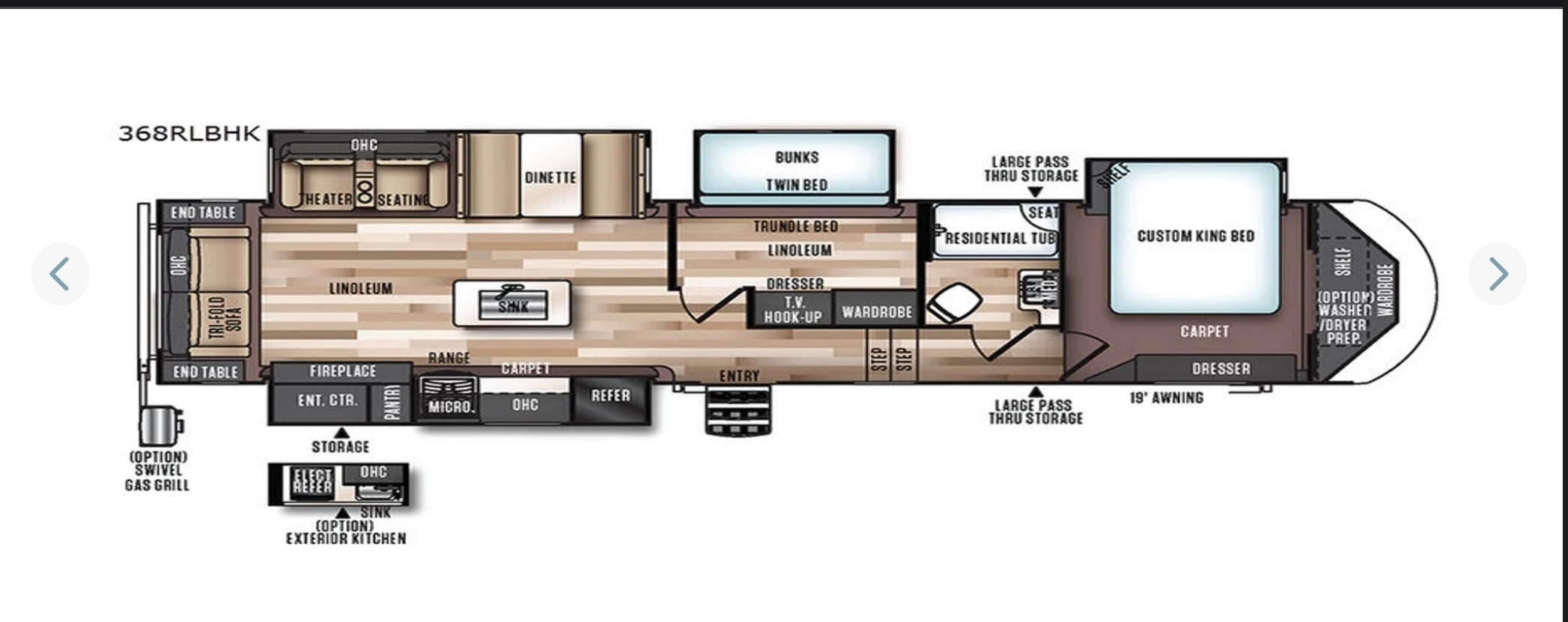 2017 Forest River SALEM HEMISPHERE LITE 368RLBHK in marion IA