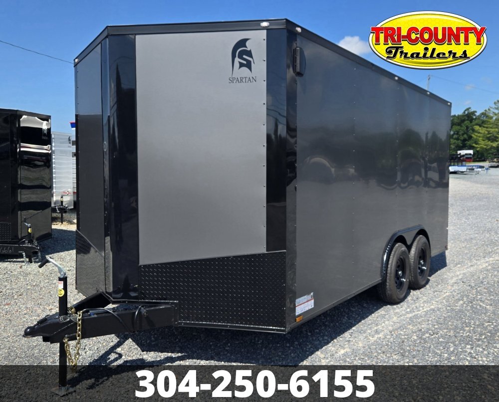 2026 Spartan 8.5X16 10K ENCLOSED .080 POLY CHARCOAL GRAY W/BLACK OUT in Beaver, WV