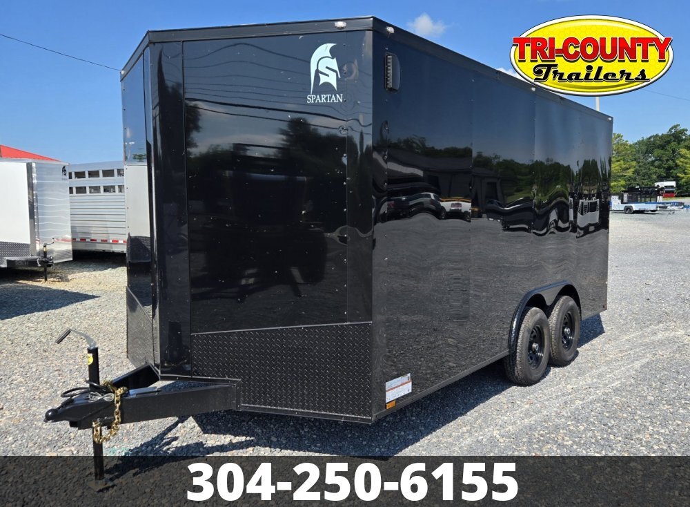 2026 Spartan 8.5X16 10K ENCLOSED .080 POLY BLACK W/BLACK OUT PCKG in Beaver, WV