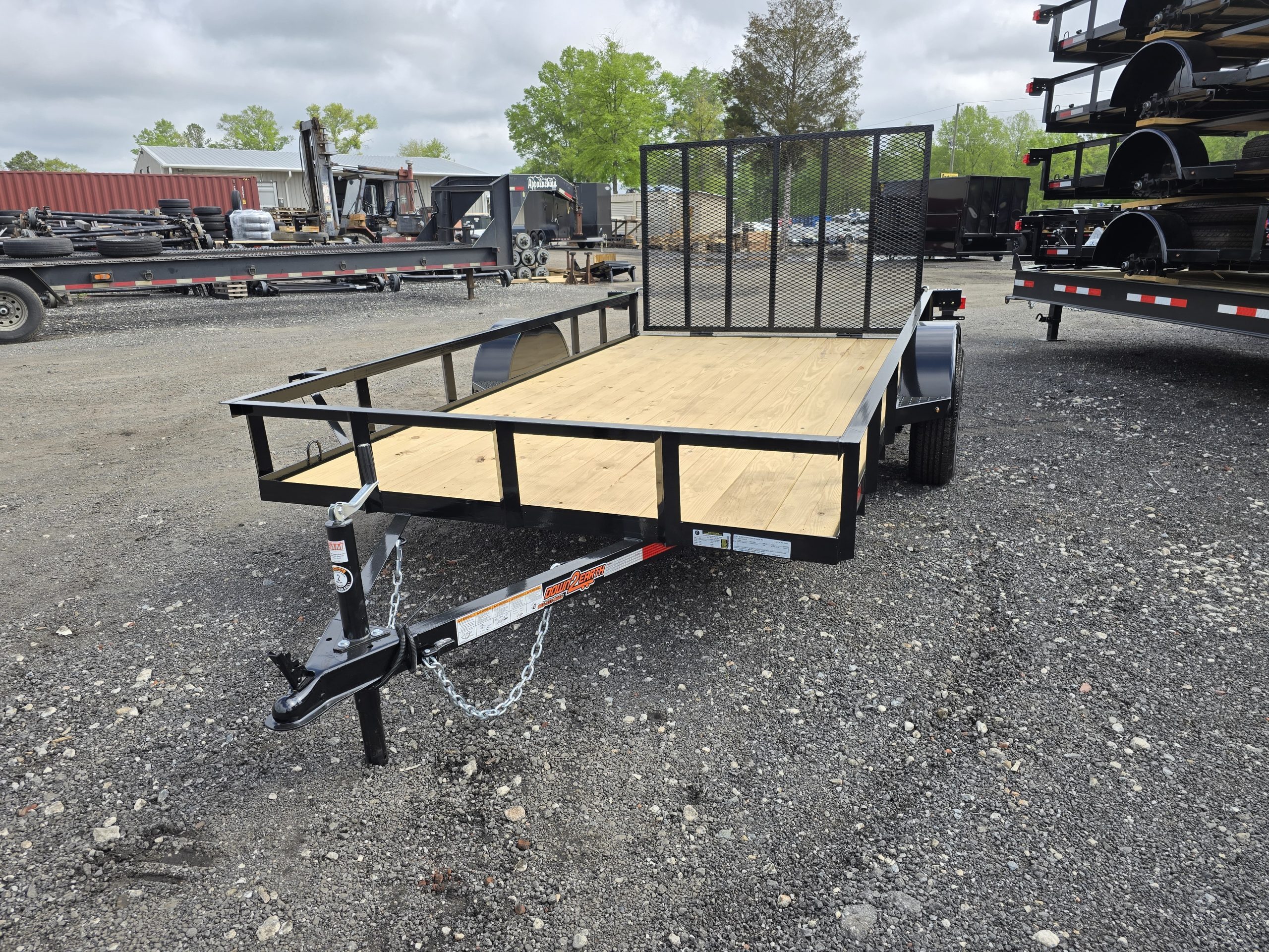 2026 down2earthtrailers 76x12 Angle Series Utility Trailer in Byron, GA