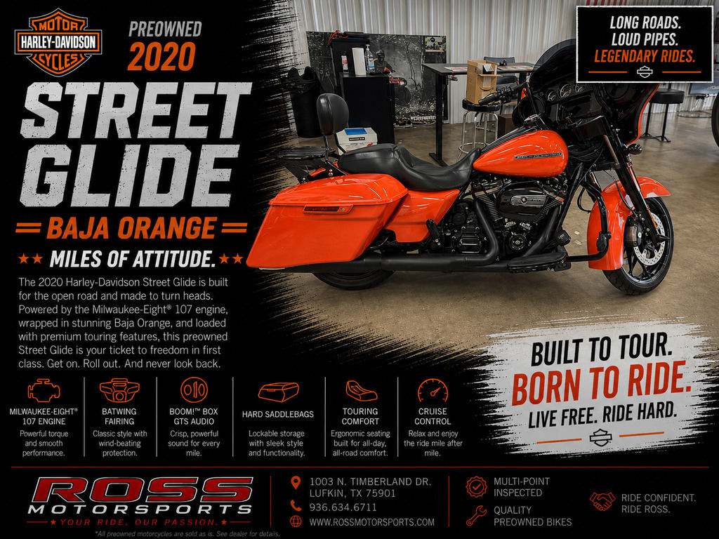2020 Harley-Davidson® FLHXS - Street Glide® Special SPECIAL in Lufkin, TX