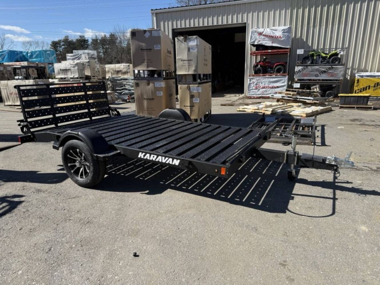 A photo of this 2026 Karavan 6 X 10 ft. Steel Floor Utility Trailer