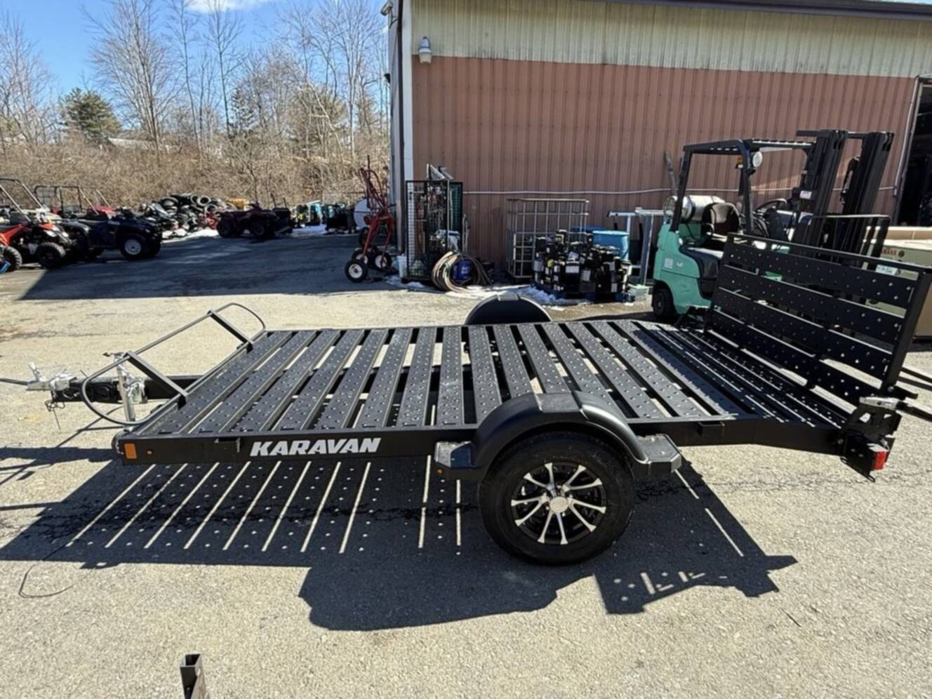A photo of this 2026 Karavan 6 X 10 ft. Steel Floor Utility Trailer