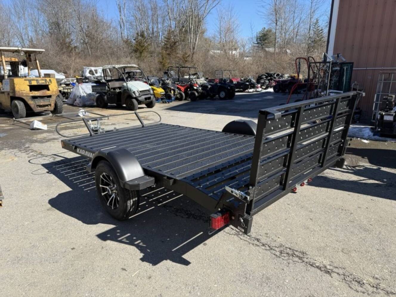 A photo of this 2026 Karavan 6 X 10 ft. Steel Floor Utility Trailer