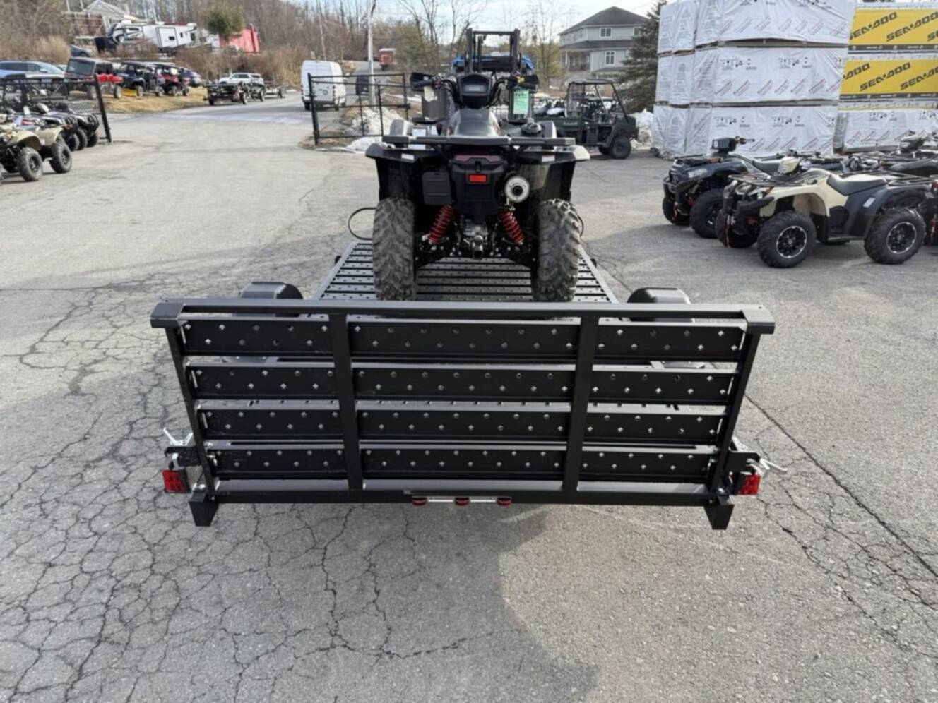 A photo of this 2026 Karavan 6 X 10 ft. Steel Floor Utility Trailer