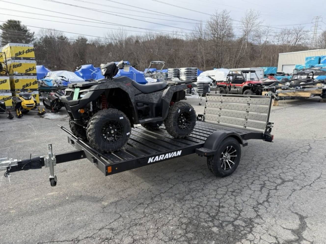 A photo of this 2026 Karavan 6 X 10 ft. Steel Floor Utility Trailer