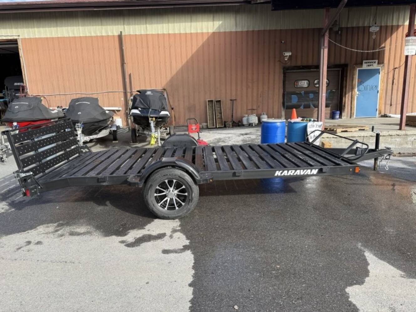 A photo of this 2026 Karavan 6.5 X 14 Ft. Steel Floor Utility Trailer