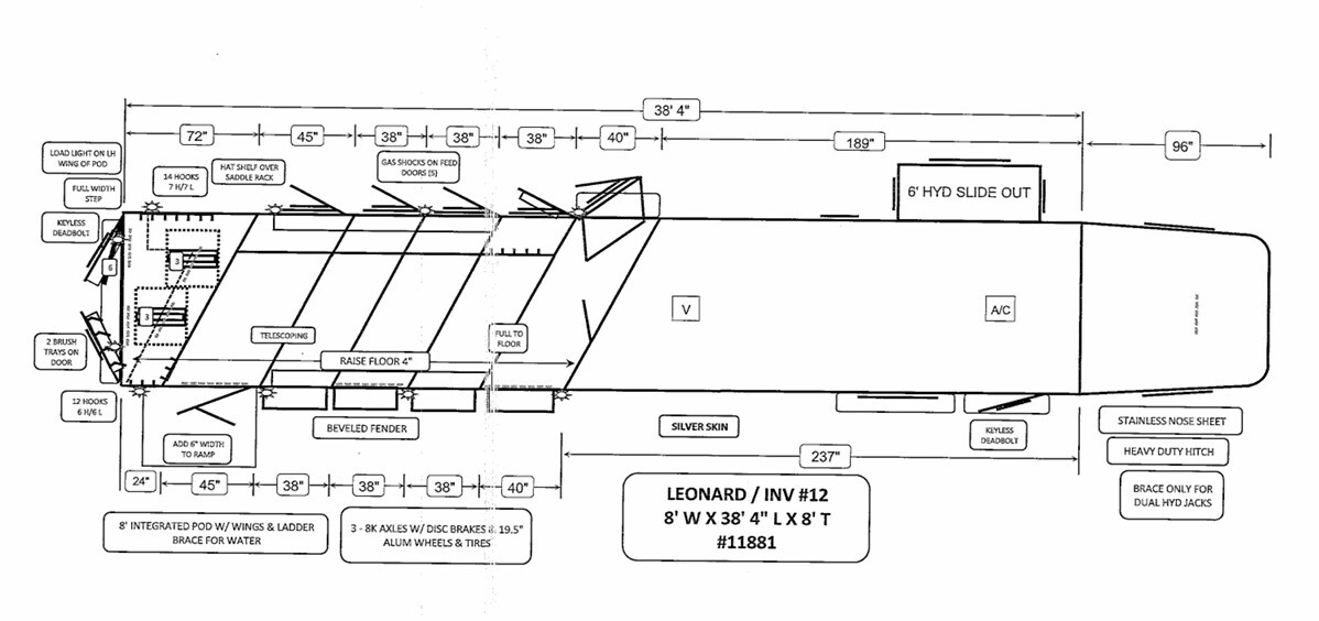 2027 BLOOMER TRAILERS 5H 15'6" LQ SIDE LOAD in North Jackson, OH