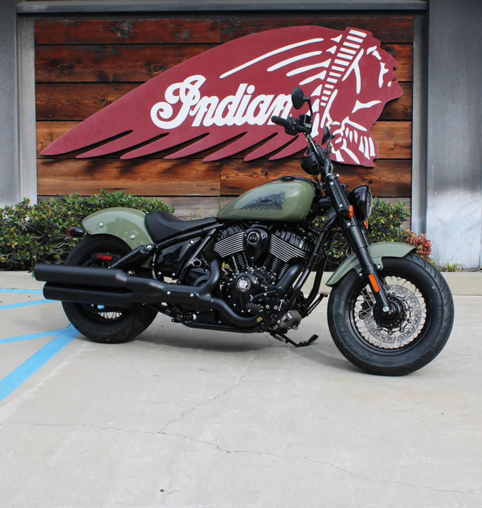 2026 Indian Motorcycle® Chief® Bobber Dark Horse® Moss Green DARK HORSE in Westminster, CA