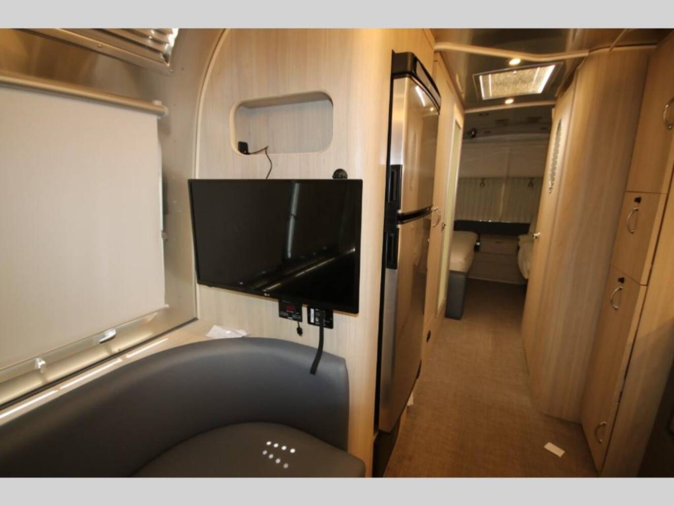 A photo of this 2022 Airstream Globetrotter 27FB Twin