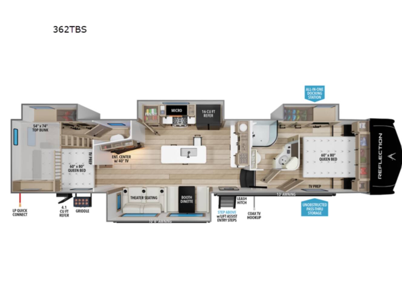 A photo of this 2027 Grand Design Reflection 362TBS