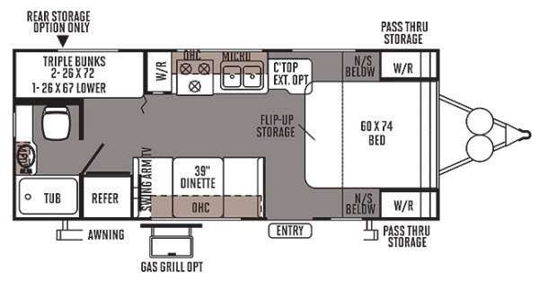 2014 Forest River Rv Flagstaff Micro Lite 23LB in decatur IN