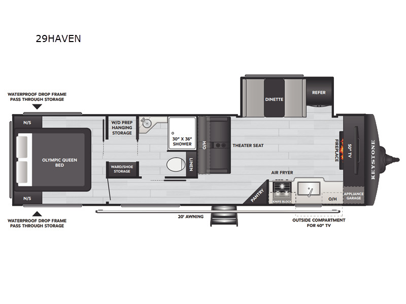 2027 Keystone Rv Hideout Max 29HAVEN in manitowoc WI