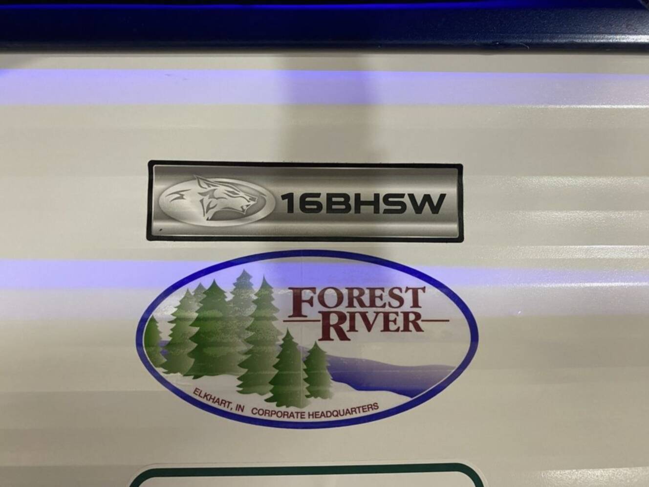 A photo of this 2025 Forest River Rv Cherokee Wolf Pup 16BHSW
