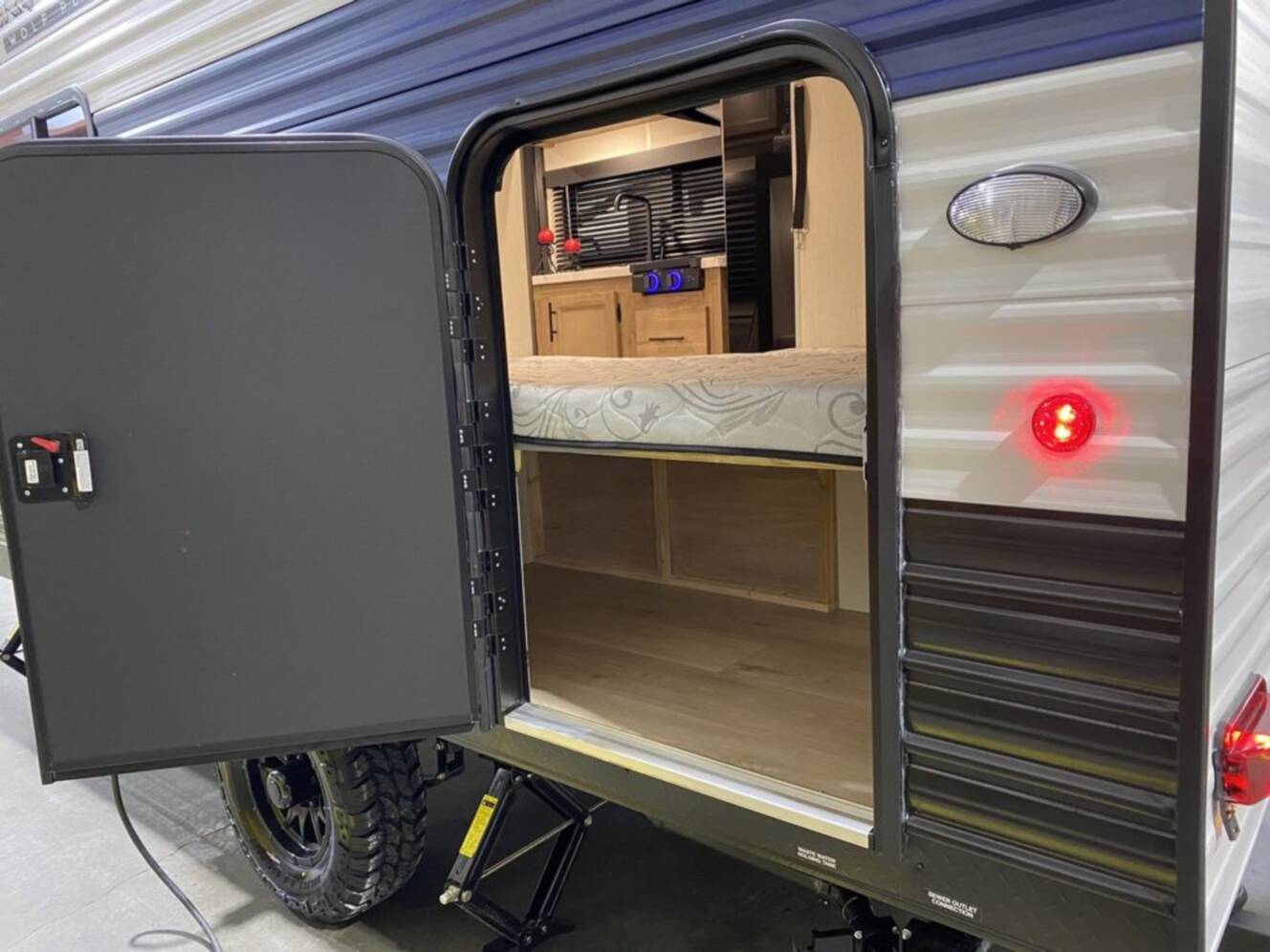 A photo of this 2025 Forest River Rv Cherokee Wolf Pup 16BHSW
