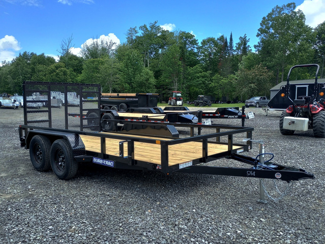 2026 SURE-TRAC 7X14 7K Powder Coated Landscape/Utility Trailer W/ in Manchester, ME
