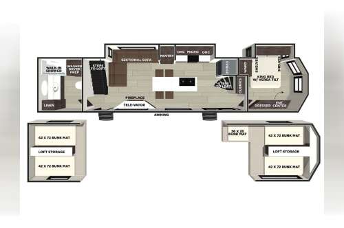 2026 Forest River SALEM VILLA GRAND 42ICE in north little rock AR