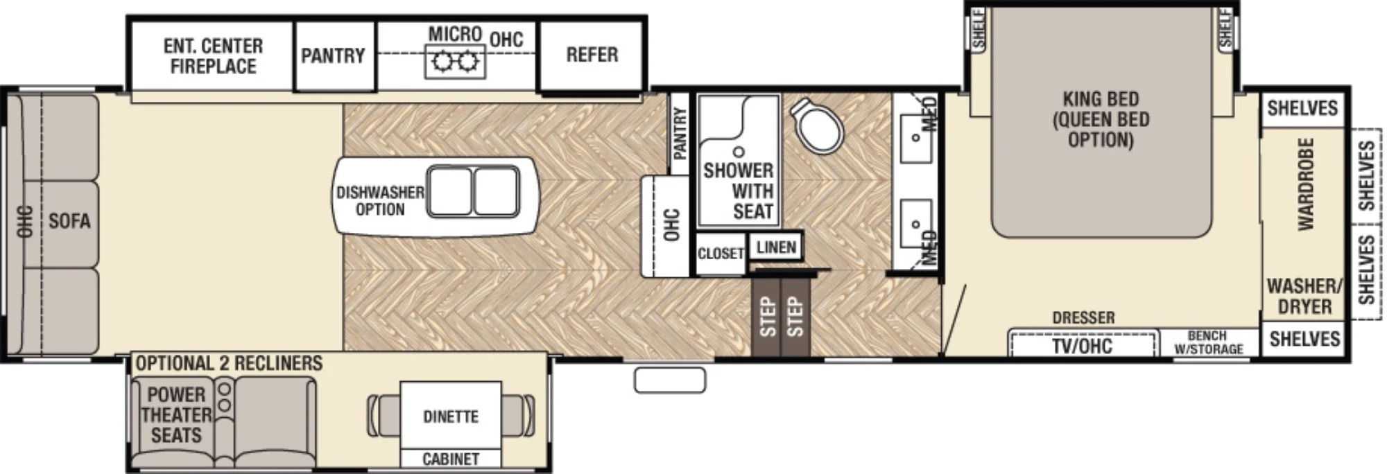 2017 Forest River CEDAR CREEK 38EL RV