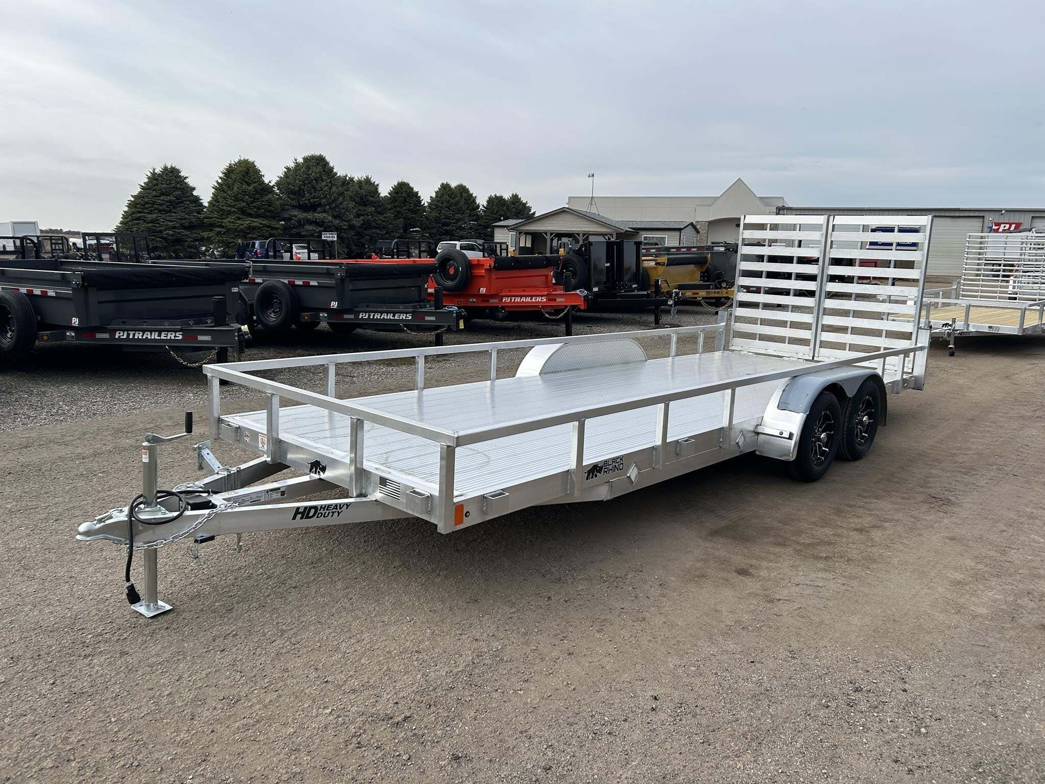 2026 BLACK RHINO LST 81"X20' 7K TA ALUMINUM UTILITY FLATBED TRAILER in Pecatonica, IL