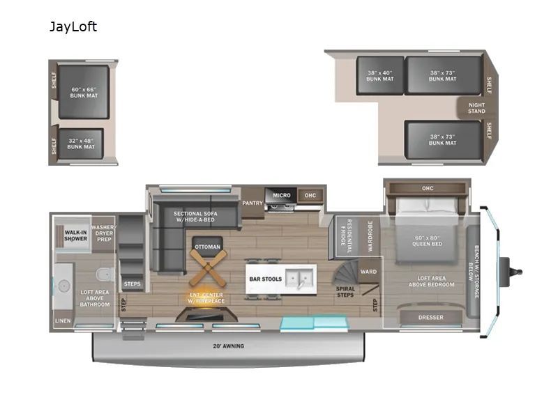 2026 Jayco Jay-Flight Bungalow 40JLOFT 40JLFT in kent WA