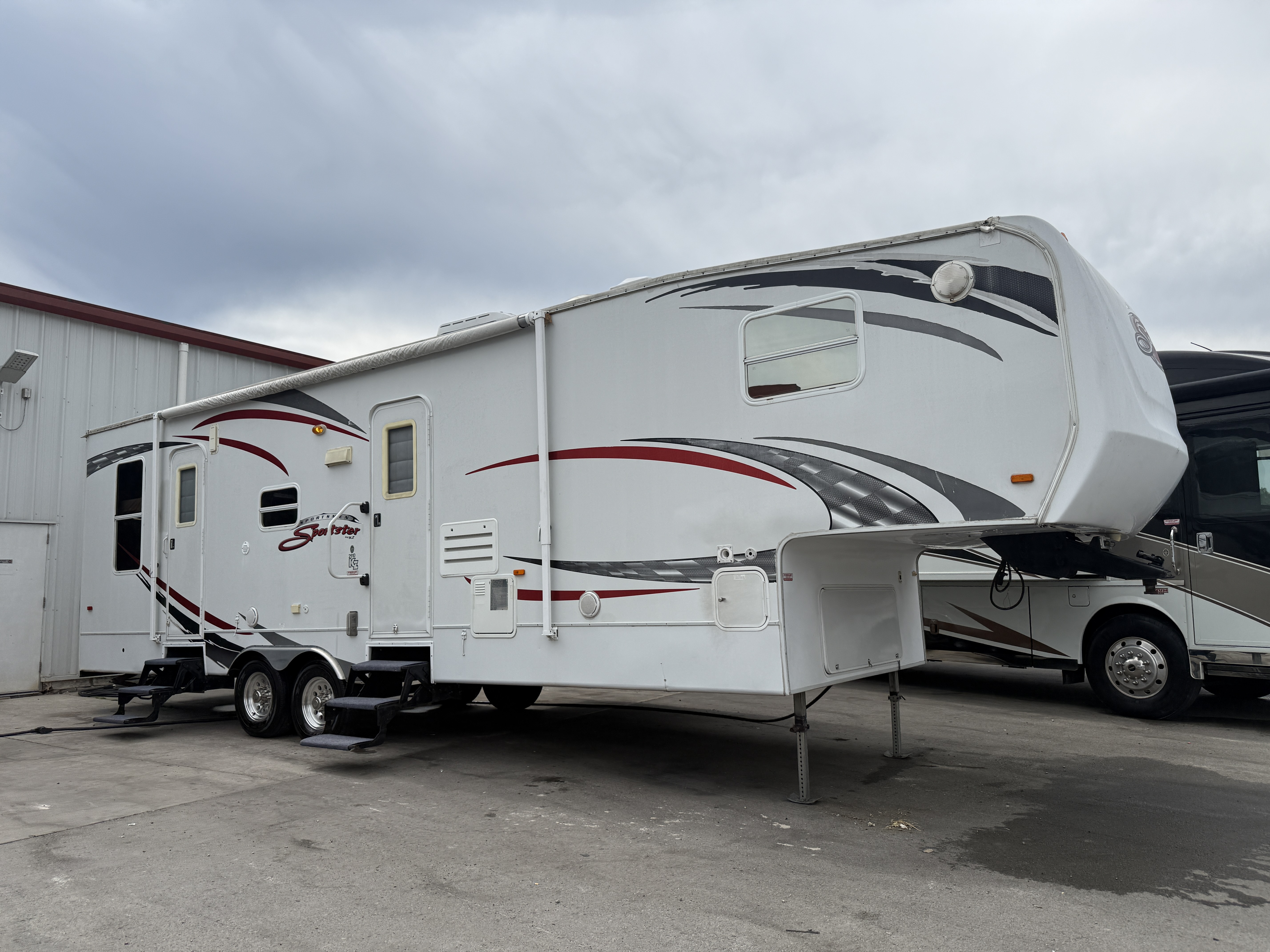 2009 K-Z SPORTSMEN SPORTSTER 2910 Fifth Wheel Toy Hauler RV