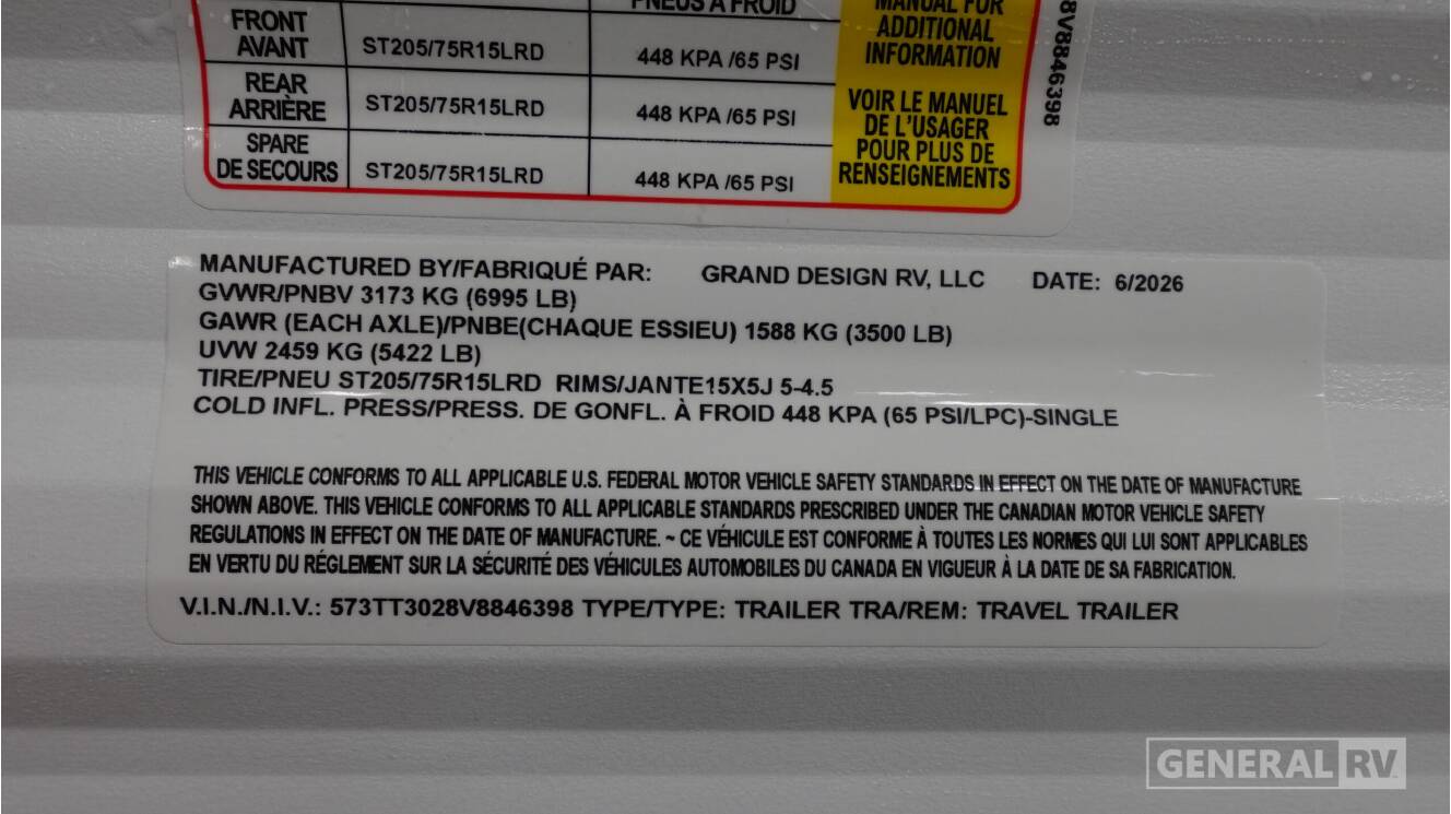 A photo of this 2027 Grand Design Transcend Xplor 24BHX