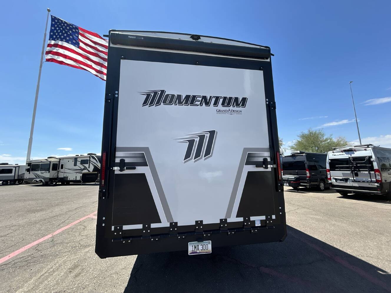 A photo of this 2025 Grand Design MOMENTUM G CLASS 350G