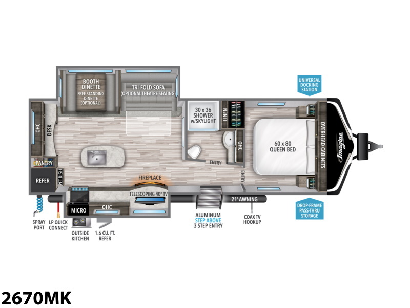 2022 Grand Design Imagine 2670MK in london KY