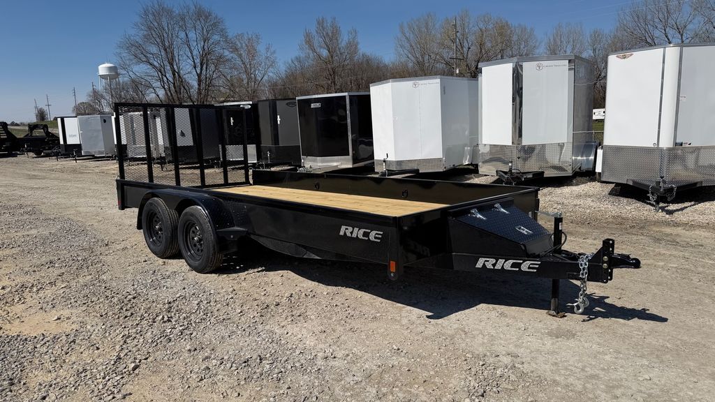 2026 Rice Trailers Stealth 82" x 16' Tandem Axle Utility Trailer in Saint Joseph, MO