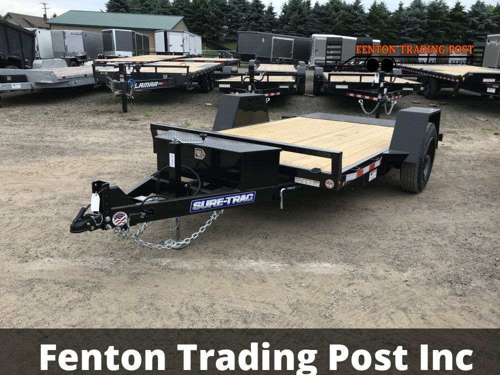 2026 Sure-Trac ST7812SATE-B-100 - 6.5x12 10K Single Axle Tilt in Fenton, MI