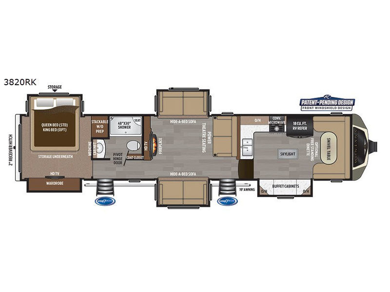 2019 Keystone Rv Montana 3820FK in kearney NE