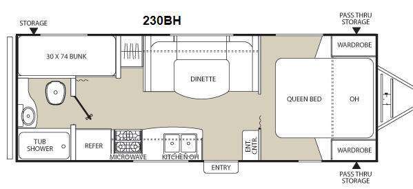 2013 Coachmen Rv Freedom Express 230BH in rockford MI