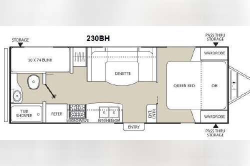 2013 Coachmen Rv Freedom Express 230BH in rockford MI