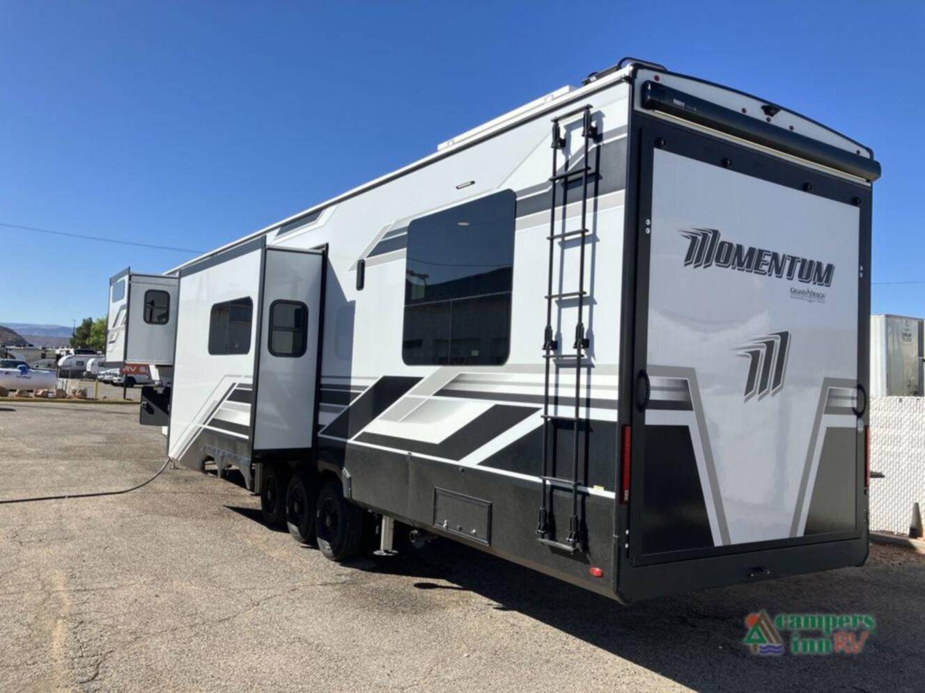 A photo of this 2026 Grand Design Momentum M-Class 399M