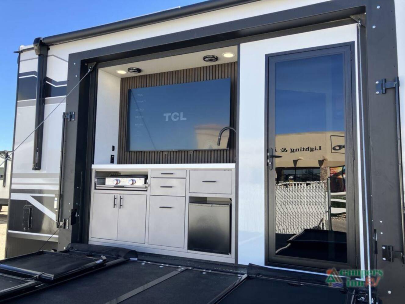 A photo of this 2026 Grand Design Momentum M-Class 399M