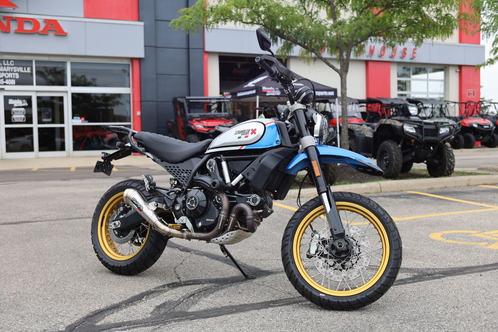 2021 Ducati Scrambler Desert Sled Sparking Blue DESERT SLED in Marysville, OH