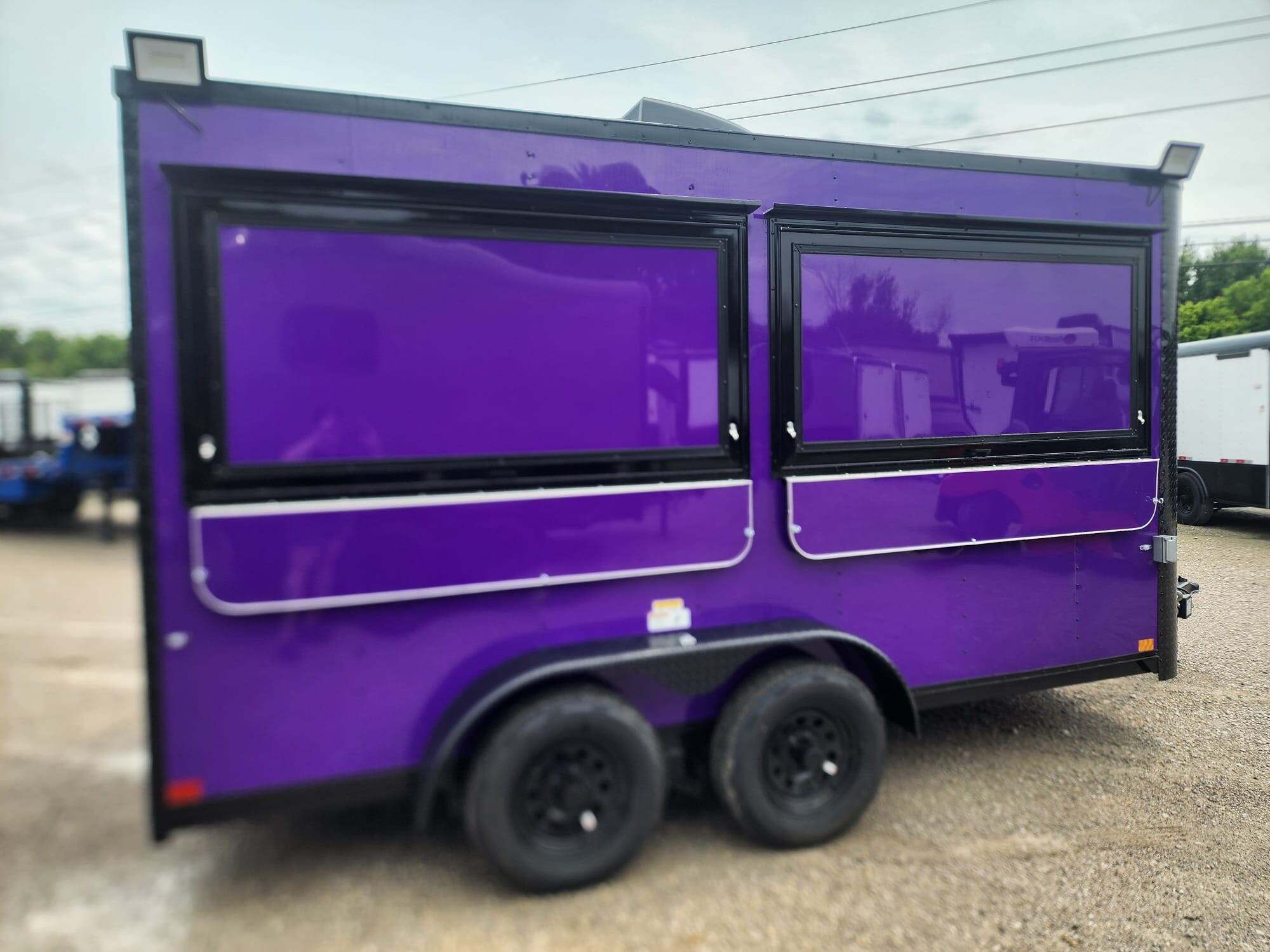 2025 CARGO CRAFT EF-7142 7x14 Dual Window Concession Trailer in Broken Arrow, OK