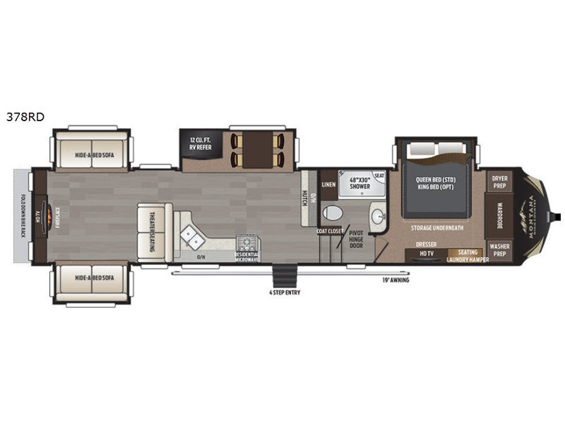 2017 Keystone Rv Montana High Country 378RD RV