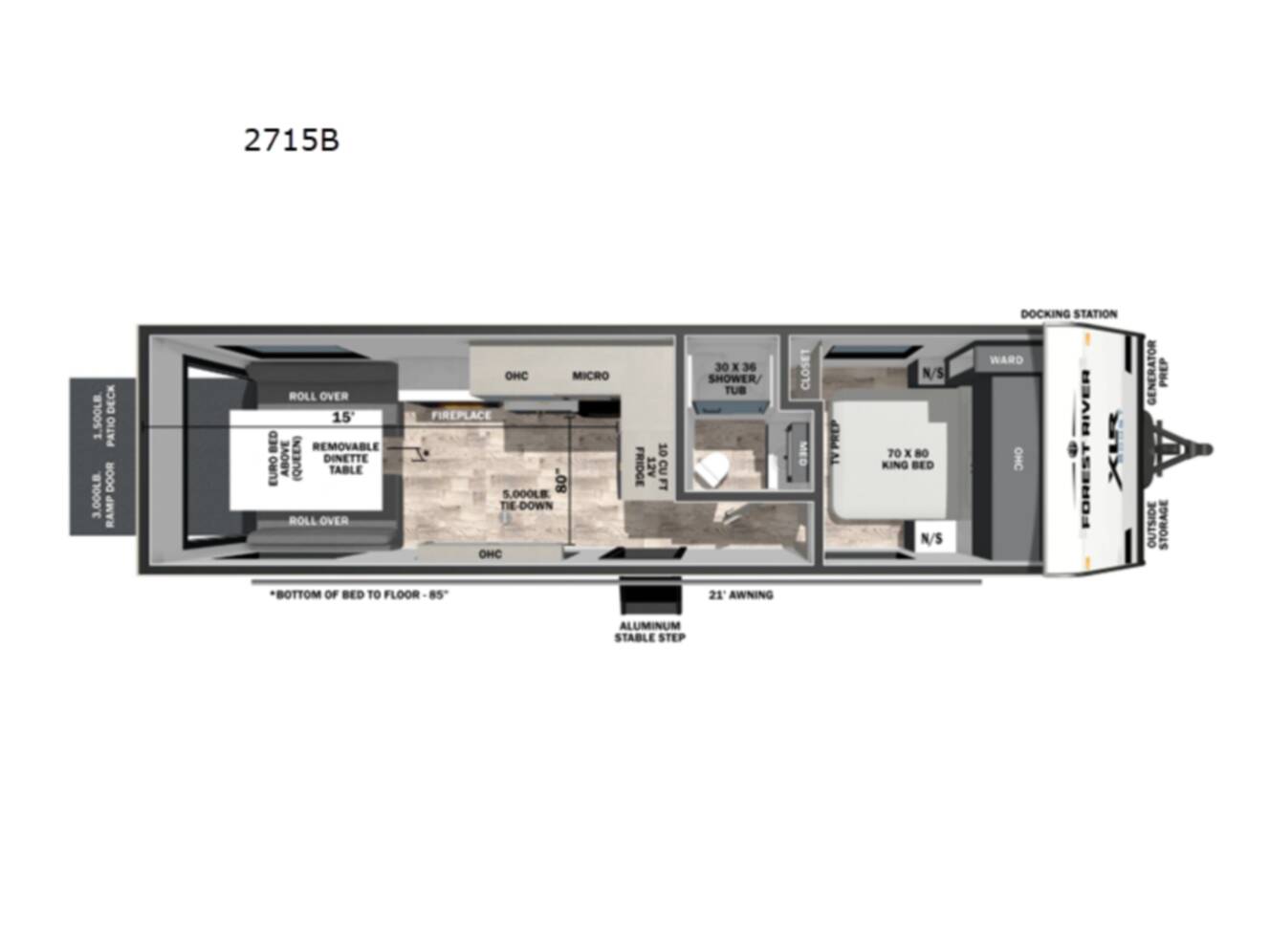 A photo of this 2027 Forest River Rv XLR Boost 2715B