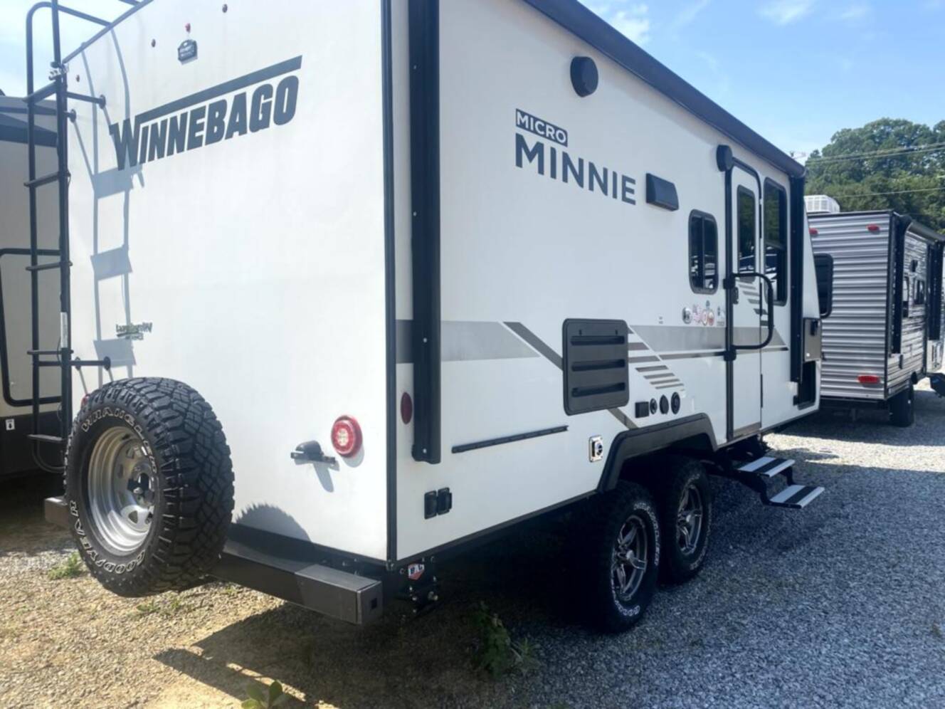 A photo of this 2022 Winnebago Industries Towables Micro Minnie 2108DS