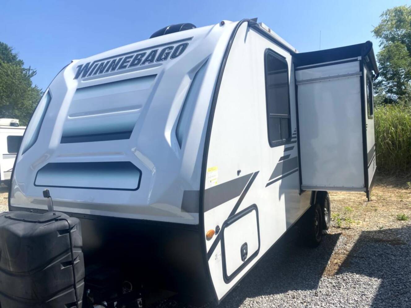 A photo of this 2022 Winnebago Industries Towables Micro Minnie 2108DS