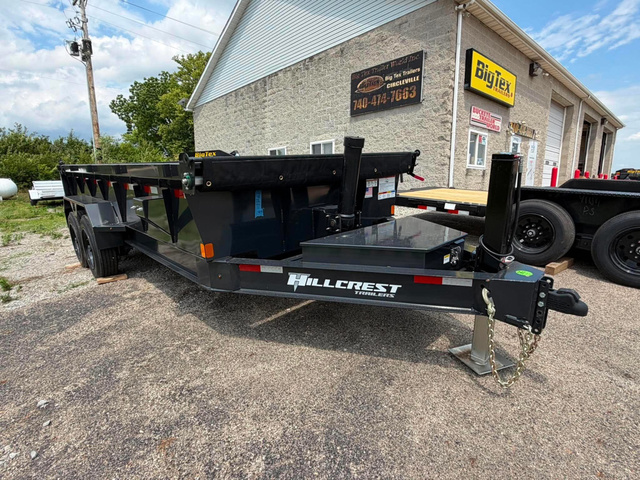 2026 HILLCREST TRAILERS 7X16 Telescopic Dump Hydro Jack 17.5K GVW (4440) in Frankfort, OH