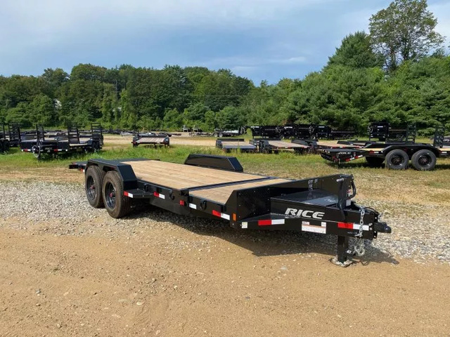 2026 RICE 7X16+4 Powder Coated 16K Partial Tilt Equipment Tr in Loudon, NH